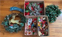 Christmas lot includes two boxes of Christmas