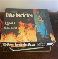 Life ladder in the box - instant fire escape from