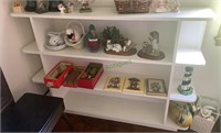 Four level book shelf unit/display cabinet,