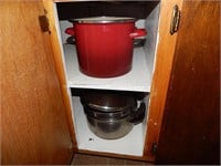 Contents Of Lower Cabinets, Pots & Pans