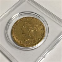 1893 $10 Liberty Gold Coin
