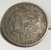 1880 Cc Morgan Silver Dollar