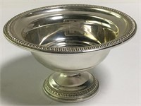 Wm Rogers Mfg Sterling Silver Weighted Compote