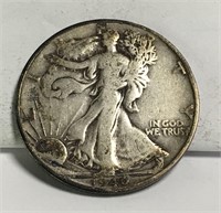 1940 Silver Walking Liberty Half Dollar