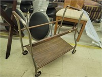 Mid Century Rolling Record Cart