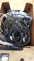 LARGE BOX OF ASST CABLES