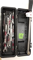BOX OF CRAFTSMEN METRIC WRENCHES