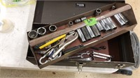 KENNEDY METAL TOOL BOX AND CONTENTS