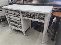 French Provincial Style Charmeuse Print Desk