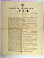 1767 Arrest Du Conseil D'Etat Du Roi France