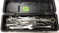 TOOL BOX OF ASST CRAFTSMAN STD WRENCHES