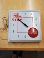 COCA COLA CLOCK BETTER WITH COKE