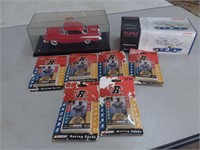 NASCAR DIE CAST CARS AND RACING CARDS