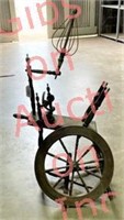Antique Flax Spinning Wheel-Needs Repairs