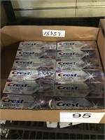 12 BOXES CREST 3D WHITE TOOTHPASTE