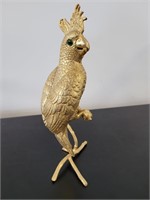 Metal Parrot Sculpture