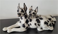 Bouran Italian Pottery Dalmatian Dog Sculpture