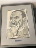 Dr. Martin Luther King Jr. Pencil Drawing