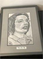 Coretta Scott King Pencil Drawing