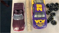 Lot of 4 Toy Cars & Wheels