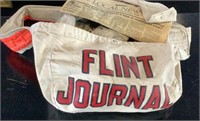 Flint Journal Paper Carrier Bag & Newspapers ca.