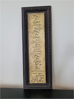 Hanging Metal Wall Plaque The Lord Bless