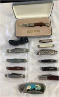 Lot of 13 Pocket Knives Inc Old Timer, Kamp King