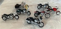 Lot of 7 Motorcycle Models