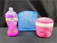 Sippy Sandwich & Soup Containers Pink