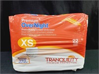 XS Overnight Adult Underware 65 to 85 LBS