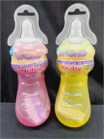 NUBY Sports Sipper Pink & Yellow