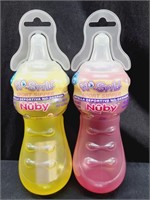 NUBY Sports Sipper Yellow & Pink