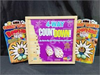 4Way Countdown Game & Finger Bowling