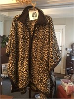 Leopard Print Cape