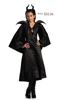 Disney Maleficent Movie Christening Black Gown