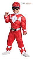 Power Rangers Red Ranger Muscle Costume