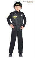 AMSCAN SWAT Cop Halloween Costume