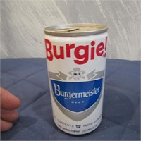 Burgermeister Burgie beer can.