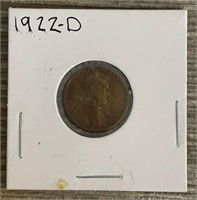 Key Date 1922-D Lincoln Cent