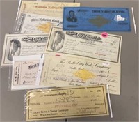 1800s/1900s Bank Papers/Bills & Checks