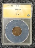 1867 1C Coin