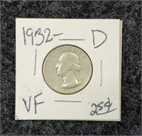 1932-D Quarter