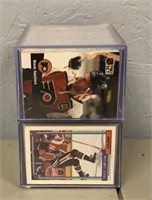(2) Plastic Boxes of Hockey Cards