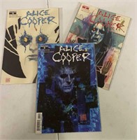 (3) Alice Cooper Comics