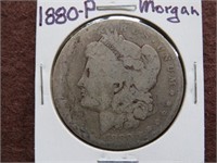 1880 P MORGAN SILVER DOLLAR 90%