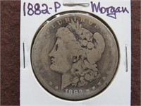 1882 P MORGAN SILVER DOLLAR 90%