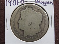 1901 O MORGAN SILVER DOLLAR 90%