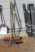 LARGE LOT OF SHOP BROOMS