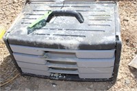 PLASTIC TOOL BOX AND TOOLS