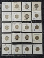 Variety Of (20) Buffalo Nickel